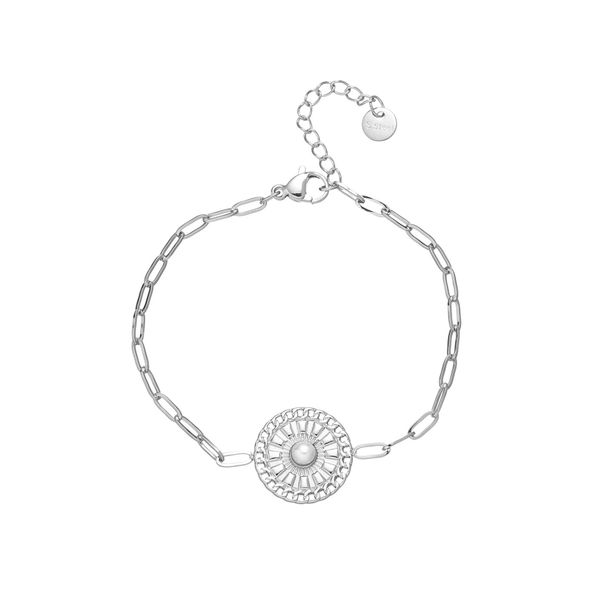 Women's Jewelry French Titanium Steel Pearl Bracelet Collection Inlaid Beads Stainless Steel Design_ipsvogv.com