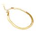 Sterling Silver Bracelet Women's Double Blade Chain Snake Bone Chain Girlfriend Bracelet Design Niche Bracelet_ipsvogv.com