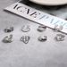 Hot Selling New Ring Fashion Cross Chain Engraved Pattern Glossy Floral Leaves 12 Piece Set_ipsvogv.com