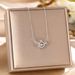Titanium Steel Necklace For Women, Light Luxury, Slightly Inlaid With Diamonds, Agile Angel Wings, Versatile Collarbone_ipsvogv.com