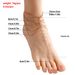 Beach Temperament Crystal Multi-layer Fringed Chain Foot Decoration Ethnic Style Bride Finger Metal Anklet_ipsvogv.com