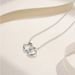 Necklace S925 sterling silver Mobius double ring clavicle chain light luxury niche high end necklace jewelry_ipsvogv.com