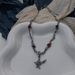 Unisex Dark Style Rose Cross Necklace Female Clavicle Chain High End Light Luxury Niche Necklace New Jewelry_ipsvogv.com
