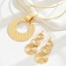 Women’s Jewelry Set Fashion Geometric Niche Design Light Luxury Necklace Earrings Jewelry Simple Exaggerated Ladies Collar Versatile Earrings Earrings_ipsvogv.com