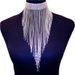 Fashionable, Minimalist, Versatile Luxurious Rhinestone Tassel Necklace, Sexy Bar And Nightclub Accessories, Choker_ipsvogv.com