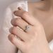 Korean Round 1 Carat Diamond Adjustable Flower Teng Ring Same Style_ipsvogv.com