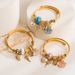 New Alloy Gold Adjustable Pearl Shell Bracelet, Love Stainless Steel Bracelet_ipsvogv.com