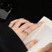 New Handheld Flower Set With Zircon Open Ring, Niche Design, Colorful Treasure Twisted Rope, Light Luxury And High-end_ipsvogv.com