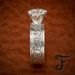 Sanjie Fashion Thai Silver Antique Women's With Ethnic Style Gold Plated Inlaid Square Diamond Zircon Ring Jewelry_ipsvogv.com