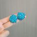 Unisex Small Fresh And Cool Blue Hydrangea Beaded Earrings For Women High End Handmade Design Niche Earrings Versatile_ipsvogv.com