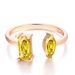 Colored zircon open ring for women, simple and fashionable geometric 12 birthstone ring popular jewelry_ipsvogv.com