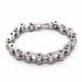Heavy Craft 10mm Single Piece Stainless Steel Trendy Motorcycle Bicycle Chain Hip Hop Punk Men's Bracelet_ipsvogv.com