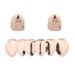 Hip Hop Braces Halloween Costume Dentures + Lower Teeth Combination Braces Personality Trendy Accessories_ipsvogv.com