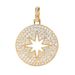 Pendants & Charms New Round Hollow Star Pendant Micro Inlaid Zircon Pendant Military Brand Hip Hop Jewelry_ipsvogv.com