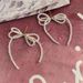Women’s Jewelry Set Fashion Bowknot Pearl Earrings For Women Summer High End Niche Long Earrings New Trend Light Luxury Niche Earrings_ipsvogv.com