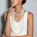 Fashion accessories, temperament, pearls, multi-layer women's long sweater chain necklace, 8380_ipsvogv.com