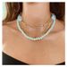 Retro Alloy Cross Chain Necklace Cross Border Sweet Style Special Shaped Pearl Necklace For Women_ipsvogv.com