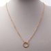 Small ring clavicle chain pendant women's simple short Joker necklace fashion sweet Japanese Korean Accessories Wholesale_ipsvogv.com