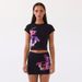 Women's clothing new short-sleeved printed hip skirt suit ladies high-end suit two-piece skirt_ipsvogv.com