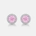 Millennium rose cut color zirconium hollow earrings S925 silver bright colored gemstone earrings light luxury all match_ipsvogv.com
