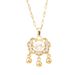 Live Streaming New Dynamic Long-life Lock Pendant Titanium Steel Necklace For Women, Versatile Collarbone Chain_ipsvogv.com