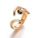 2015 Sparkling Czech Diamond Cute Open Cat Ring J007_ipsvogv.com