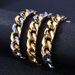 Men's Jewelry Hip Hop Accessories Fashion Stainless Steel Cuban Chain Simple Titanium Steel Bracelet Men_ipsvogv.com