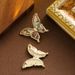 Fashionable Natural Abalone, Colorful Shellfish, Butterfly Earrings, Female Niche, Autumn And Winter High-end, Light_ipsvogv.com