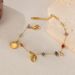 Women's Jewelry Niche Ocean Style High End Bracelet Female Stainless Steel Shell Versatile Colored Stone Titanium Steel Jewelry_ipsvogv.com