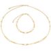 Cross 2mm Yellow Crystal Zircon Freshwater Pearl Bracelet Necklace Female Clavicle Chain Ins Fashionable Simple_ipsvogv.com