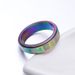 Titanium steel digital rings can rotate couple rings seven color personalized hand jewelry accessories_ipsvogv.com