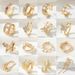 1 Piece Simple Style U Shape Butterfly Plating Copper Gold Plated Ear Cuffs_ipsvogv.com