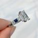 Cao Shi's Shining Zircon Ring for Women's Ins Fashion Princess Cutting Zircon Ring for Women_ipsvogv.com