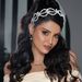 Bridal Veil Headdress Dress Spring Accessories Pressed Hair Headband Pearl Cross Flower Headband_ipsvogv.com
