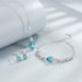 Pure Silver S New Mermaid Tears Sea Blue Crystal Necklace High End Versatile Jewelry Collar Chain For Women_ipsvogv.com