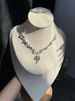 Recommended Ginkgo Leaf Water Drop Necklace For Women's Instagram Super Sparkling Full Diamond Zircon Pendant With_ipsvogv.com