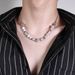 New Titanium Men's Pearl Trendy Skull Dice Head Hip Hop Stainless Steel Necklace, Couple Jewelry_ipsvogv.com