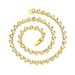 Hip hop style glass peach heart patchwork for men's personalized necklac, trendy single row diamond necklace_ipsvogv.com