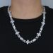 Eyes Cross Knot Zircon Necklace Men And Women Hip Hop Gold Silver Necklace_ipsvogv.com