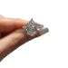 Sanjie Waterdrop Zircon Electroplated White Gold Women's Wedding Ring_ipsvogv.com