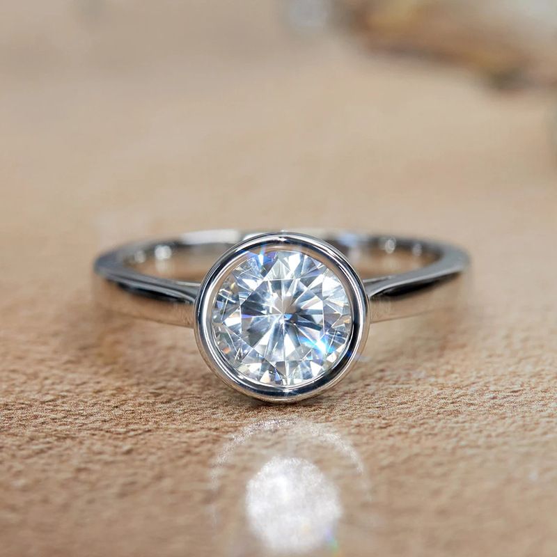 Cao Shi Jewelry Simple And Elegant Geometric Round Full Package Fashion Ring_ipsvogv.com