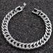 Cuban Bracelet For Men, Niche Design, High-end American Style, Titanium Steel Bracelet, Trendy Simple And Elegant Men's_ipsvogv.com