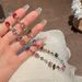 Sweetheart Candy Colored Crystal Zircon Necklace, Light Luxury And High Grade, Love Rainbow Collar Chain, Female_ipsvogv.com