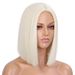 hot selling Wigs for Women Pink Black Red Synthetic Hair Straight Shoulder Length Wig Blunt Cut Bob_ipsvogv.com