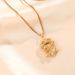 Chinese Style Golden Safety Lock Titanium Steel Necklace With A Light Luxury High-end Feel, Versatile And Suitable For_ipsvogv.com