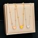 Simple Love Titanium Steel Necklace Female Niche Design Sense Gold Clavicle Chain New Product Necklace Accessories Pendant_ipsvogv.com
