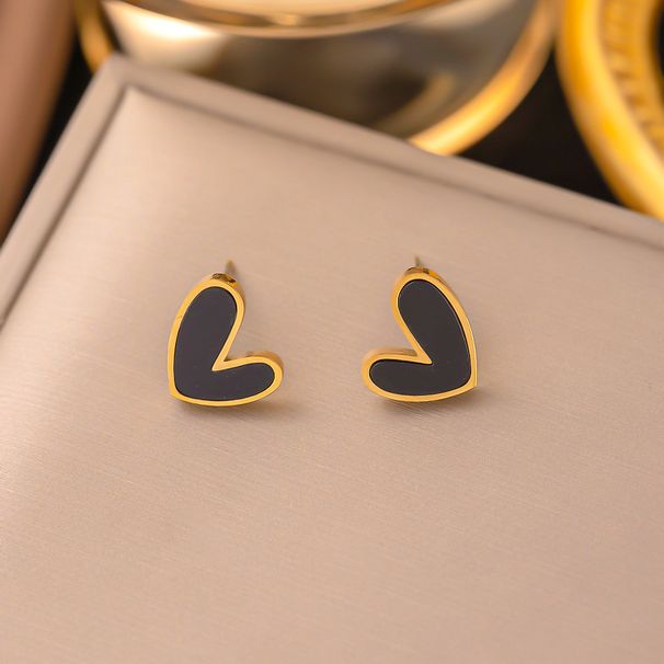 Titanium Steel Heart-shaped Pendant For Women, 2023 New Niche Luxury Collarbone Chain, Simple Necklace_ipsvogv.com