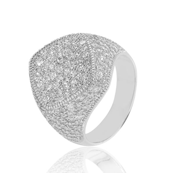 Men’s Jewelry Set Fashion Hip Hop Diamond Ring Copper Micro Inlaid Zircon Personality Simple Niche Jewelry Men And Women Trendy Brand Accessories_ipsvogv.com