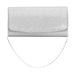 4Pcs/Set Ladies Fashion Shiny Rhinestone Choker Necklace Tassel Earrings Elastic Bracelet Party Clutch_ipsvogv.com
