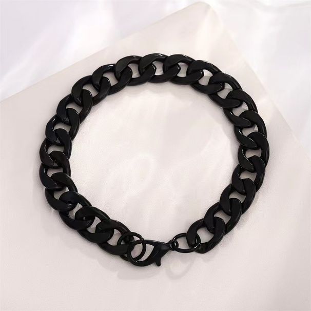 Stylish Gold Bracelet, Men's Hip-Hop Wide Chain, Charming Six-Sided Geometric NK Personality Bracelet_ipsvogv.com